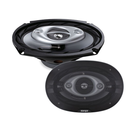 Juego Parlantes Auto TARGA TG-6920 6x9 4 Vías 700W
