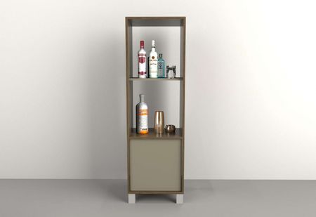 Columna 0,45m 1 Puerta Nogal L. Gris C. Tables