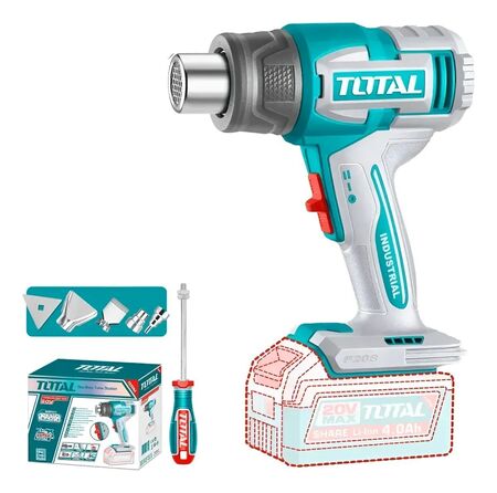 Pistola De Calor A Bateria 580° Total Tbli2008 200l/min 20v