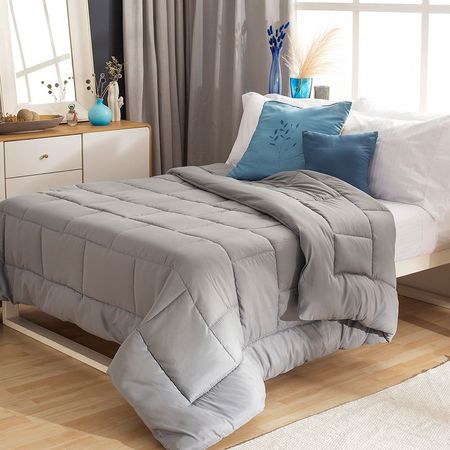 Acolchado Casablanca Ladrillo 2 1|2 Oro Casablanca Gris Perla