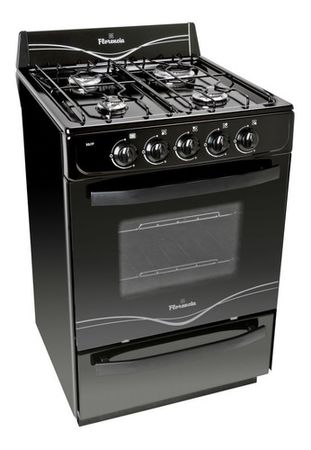 Cocina Florencia 56 Cm 5517f Negra Otero Hogar