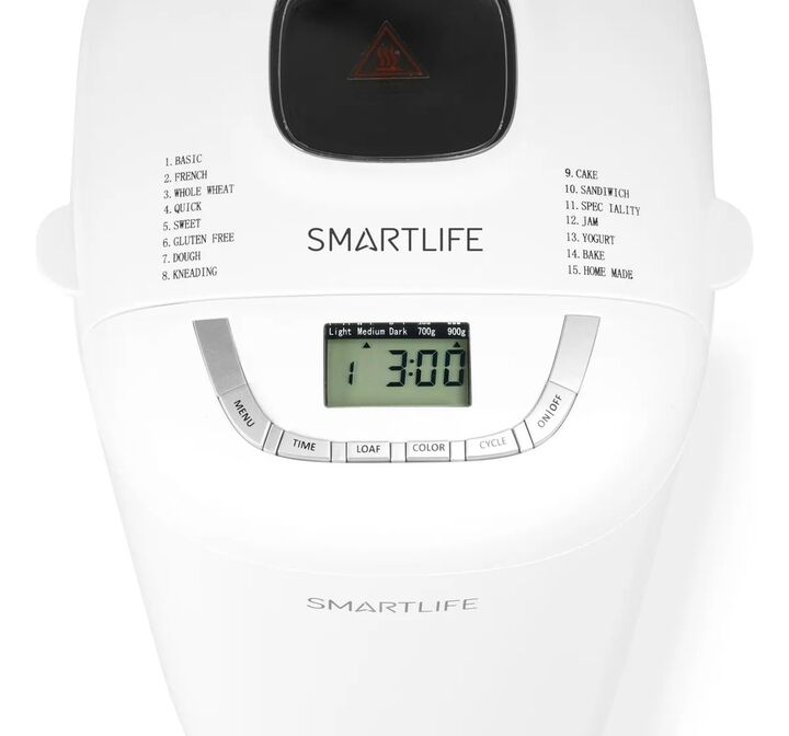Fabrica De Pan Smartlife Sl-bm1349 Color Blanco - Vista 8