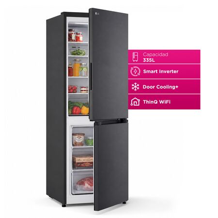 Heladera LG VB33BPM Bottom Freezer 335Lts Door Cooling Smart Inverter