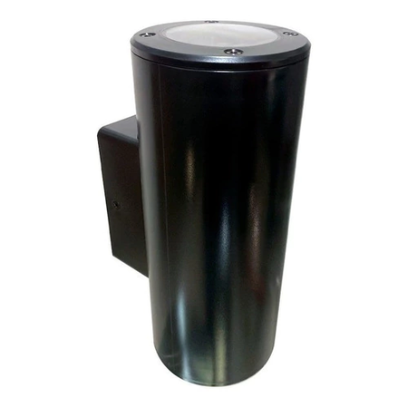 Aplique Exterior Ip54 Redondo Bidireccional Pvc Gu10 Led 14w Luz Neutra