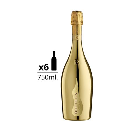 Espumante Prosecco Bottega Gold Caja x 6