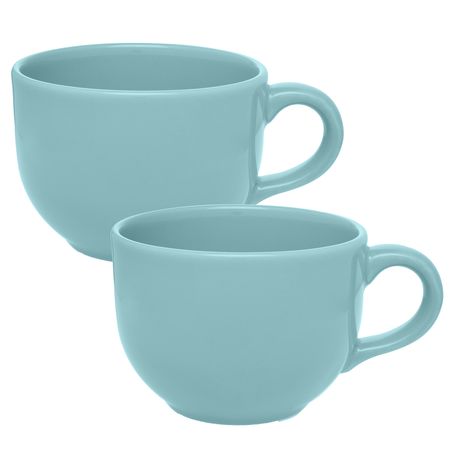 Set X2 Tazones Celeste 740 Cc