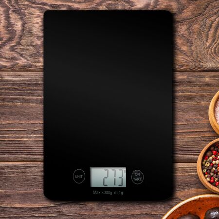Balanza Digital De Cocina Negra