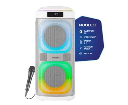 Parlante Torre De Sonido Square Line Bluethoot 94Sq208g1w Noblex