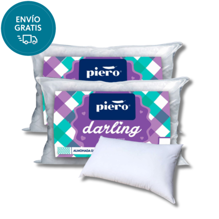 Set X2 Almohadas Piero Darling 70x40cm.