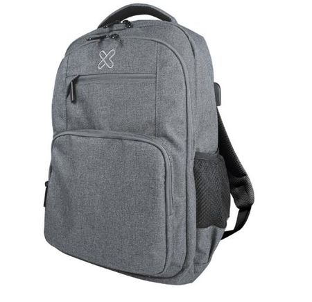 MOCHILA KLIPXTREME STENDAL 15.6" GRIS C/ USB  (KNB-577GR)