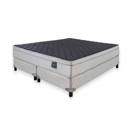 Sommier y Colchón Sueño Dorado Denver King 180x200 cm Espuma Alta Densidad 