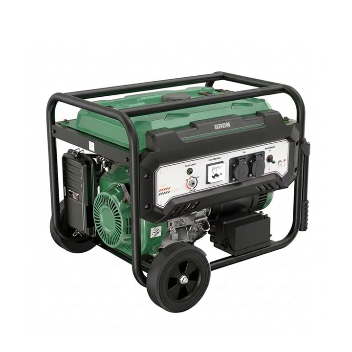 Generador Grupo Electrógeno a Nafta BRON by Gadnic 6500W Portátil Ruedas 220V Arranque Eléctrico - Vista 7