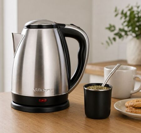 Pava eléctrica Winco + mate acero inoxidable