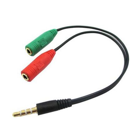 Cable 2 A 1 3.5mm Jack Ps4 Xbox One Gamer Auricular Mic Pc