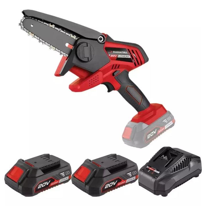 Motosierra Compacta 20v Daihatsu /2 Baterias 2.0ah /cargador - Vista 1