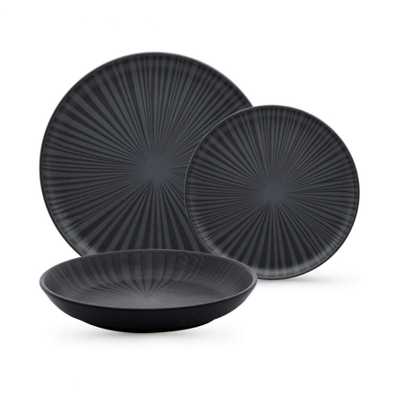 Vajilla 18 Pzas Playo Hondo Postre Para 6 Onix Oxford