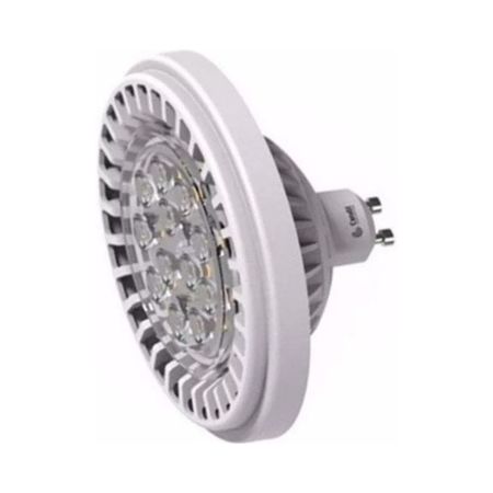 Pack X10 Spot Led Embutir Interior PVC Luz 12W Calida