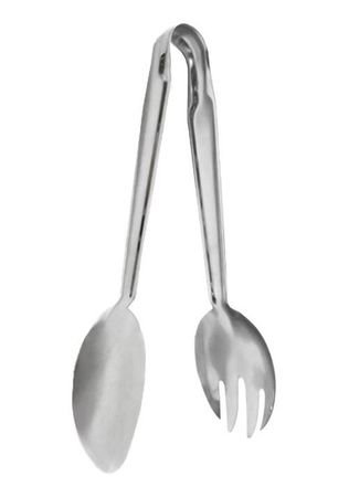 Pack X 3 Pinzas Para Enslada Acero Inoxidable Guadix 23 Cm Plateado