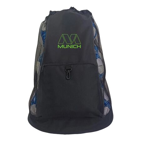 Bolso Straper Para 18 Pelotas De Futbol Reforzado Verde