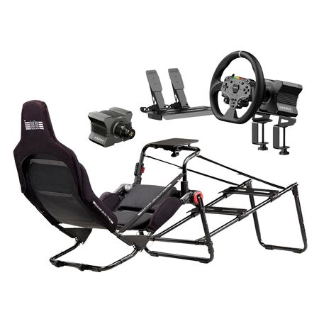 Simulador de Manejo Volante y pedales Moza Racing R5 PC Cockpit Next Level Racing Formula Lite Pro Plegable