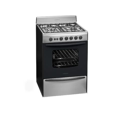 Cocina Longvie Standard13601 Color Acero Inoxidable Con Puerta Con Visor
