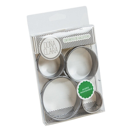 Molde Cortantes P Scon Redondo Acero Inoxidable Dona Clara
