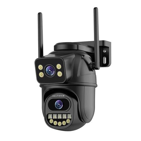 Cámara de Seguridad Dalton Doble Exterior / Interior Leds 4K Negra DA-CAM08