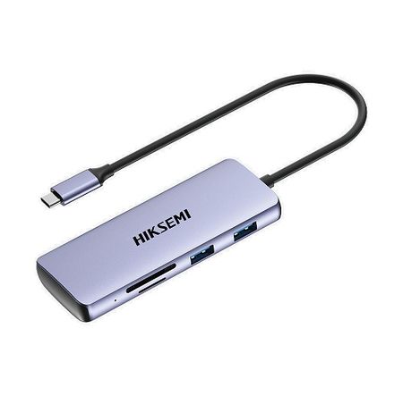 Hub HIKSEMI 8en1 USB Type C HDMI SD USB 3.0 x3 | USB 2.0