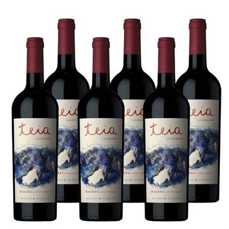 Set de 6 botellas de vino Teia Malbec Petit Verdot ( G-AC037)