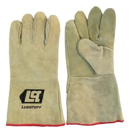Guantes Para Soldador Lusqtoff Lgsol-8 Kevlar Resistentes