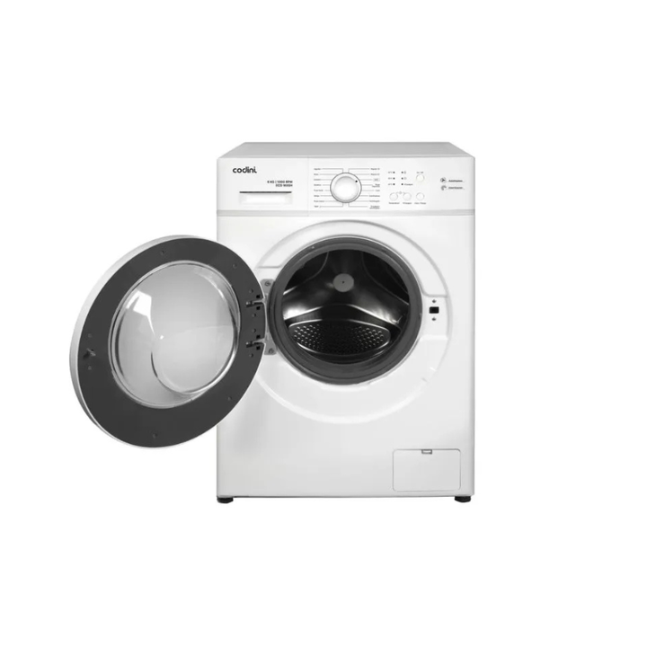 Lavarropas Automático Codini AIAFE6010B Steam 6Kg 1000Rpm Inverter Blanco - Vista 2