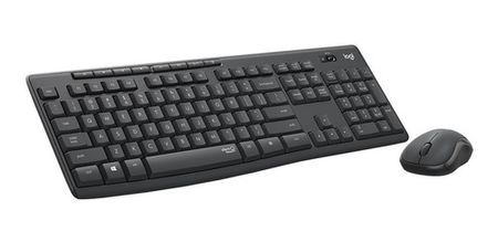 Kit Teclado Mouse Inalambrico Logitech Mk295 Silent Negro