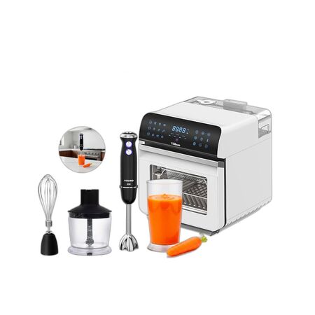 Combo Freidora Aire Liliana AF954B 11L 1600W + Licuadora Mano Yelmo 800W