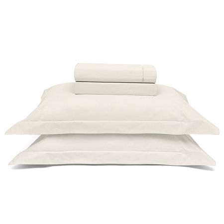 Juego de Sábanas de 230 hilos Reffin Queen color Marfil