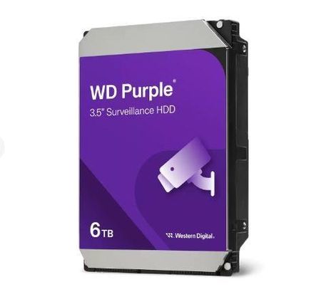 Wd Unidad De Disco Duro Purple 6Tb Vigila