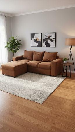 Sillon Milan tres cuerpos con camastro color ladrillo