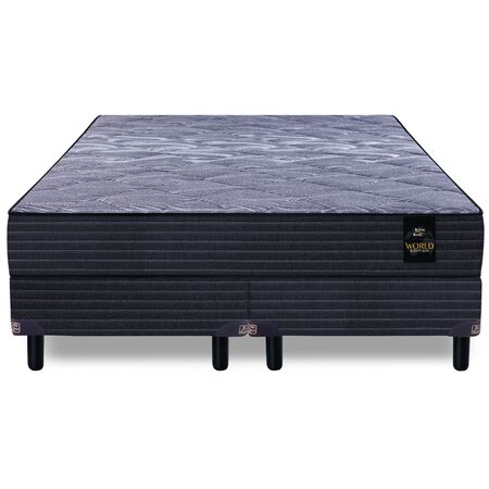 Colchon y Sommier King Koil Devon Super King 200x200x26cm de Resortes Bonnell Con Espuma Firme