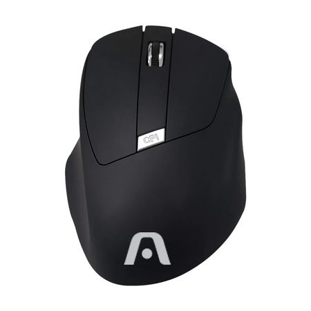 Mouse Argomtech Maxi Inalámbrico Ergonomico 2.4ghz 800-1600 Dpi Negro A00440
