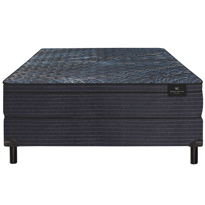 Colchon y Sommier King Koil Aspen Queen Size 150x190 Resortes LFK con Euro pillow de Espuma Firme - Vista 1