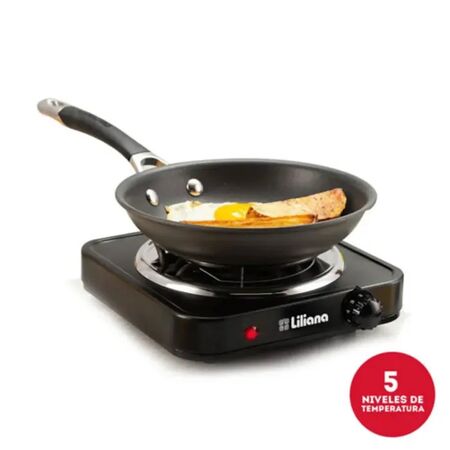 Anafe Electrico Liliana 1 Hornalla 1100w 5 Niveles AA911