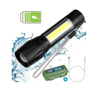 Linterna tactica USB