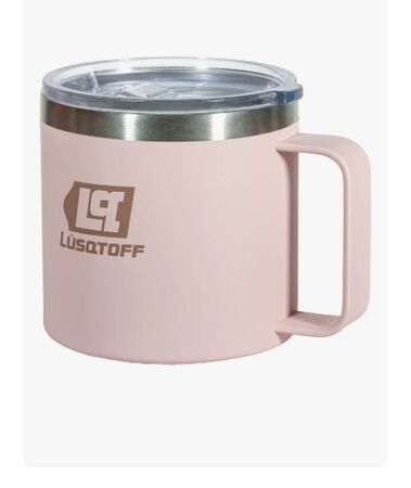 Taza Termica Con Tapa 420 Ml Lusqtoff TTL420-8RP Rosa Liso