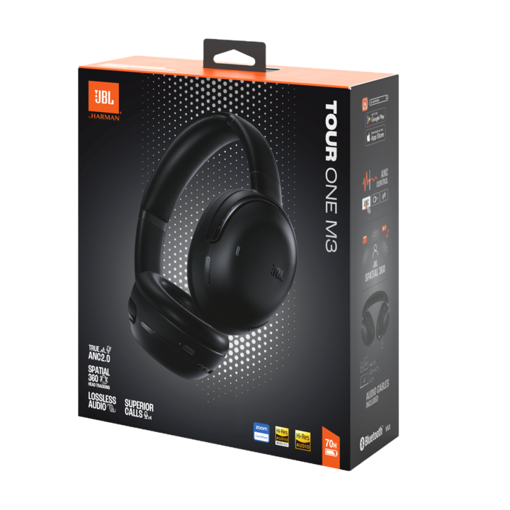 Auriculares JBL Tour One M3 Inalámbricos Over-Ear Cancelación de Sonido Negro - Vista 6