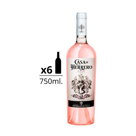 Vino Rosado Casa de Herrero Rose Caja x 6