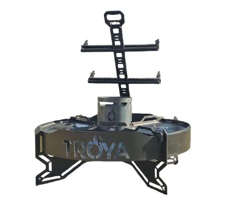 FOGONERO TROYA CON PATAS ENCASTRABLES MOD. ARES CIRCULAR