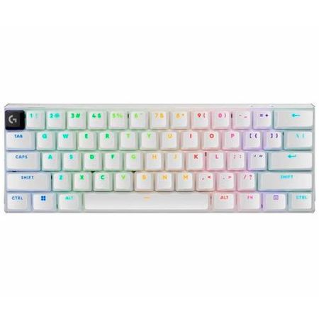 Teclado Logitech Pro X60 Táctico Blanco Inalámbrico 2.4GHz Bluetooth