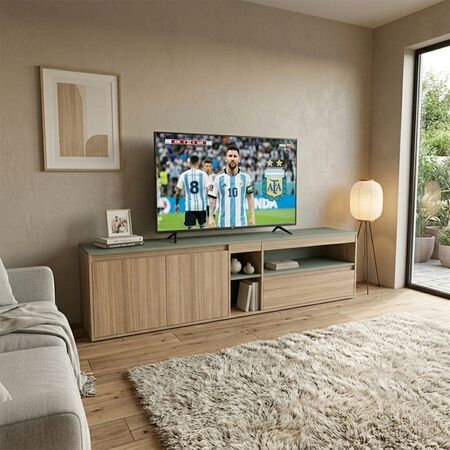 Rack Tv 2,00m. 1 Cajon 2 Puertas Coco Bolo|safari Tables