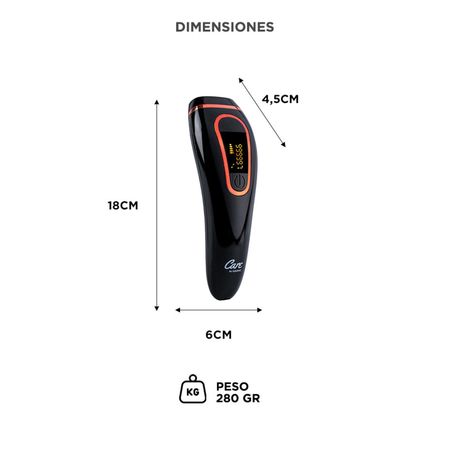 Depiladora Láser Negra Gadnic T3 Depilación Definitiva IPL 999,999 Pulsos 5 Niveles Filtro UV