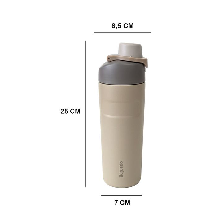 2 Botellas Deportivas De Acero Con Manija 620ml Opening - Vista 4