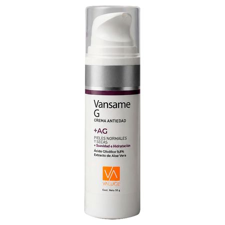 Crema Facial Antiedad Vansame G +AG Piel Normal y Seca 50gr